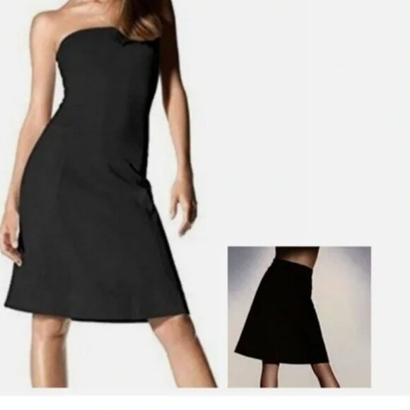 Wolford Daytona Convertible Skirt Dress Size 36 Wool Blend Black Strapless US 6 - Picture 1 of 7